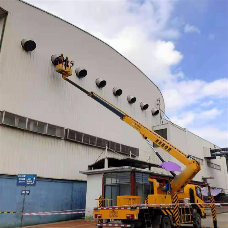 泗阳县高空作业车出租服务：专业广告牌安装解决方案