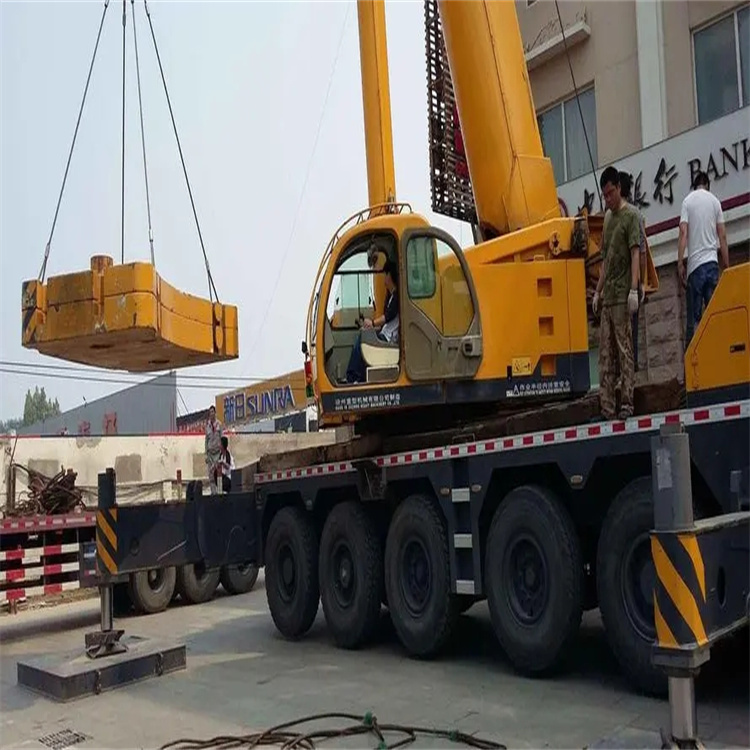 泗阳县当地吊车出租|机器吊装|75吨|工厂搬迁服务